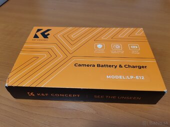 K&F LP-E12 batérie s nabíjačkou pre Canon - 2