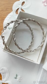 Strieborné nové náušnice - 2