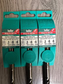 Vrtáky do betónu Heller SDS plus 10 × 200 / 260 mm - 2