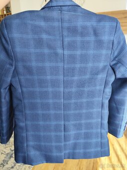 Chlapčenský oblek 104/110 modrý - 2