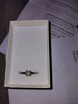 Snubny prsten strieborný - 2
