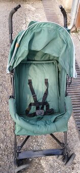 Detsky kočík zelený - 2