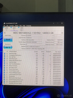 Predám externý pevný disk WD Book 14TB - 2