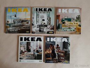 Katalógy IKEA a časopisy o bývaní - 2