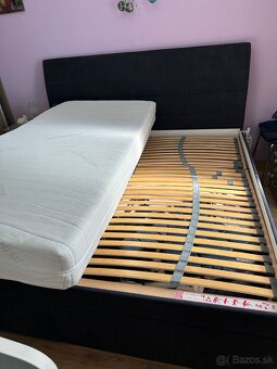 Čalúnená posteľ 200x200cm nábytok Blanár - 2