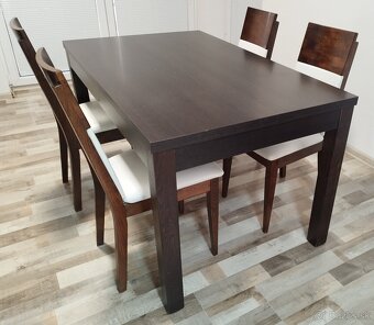 jedalensky stol 85x140x78 cm + 4 stolicky - 2