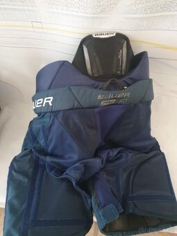 použite hokejové profi nohavice BAUER PRO - navy L - 2