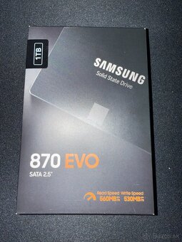 Predám Samsung 870 EVO 1TB – nový - 2