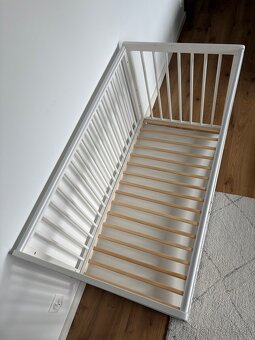 Detská postieľka 120x60 s matracom a príslušenstvom - 2