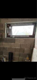 Plastové okno 3oj sklo - orech/orech - 2