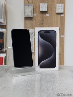 100% BATÉRIA - Apple iPhone 15 Pro Max 512GB Black Titanium - 2