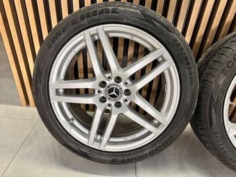 Mercedes disky + letné pneu R19 ako nové 5x112 8J ET38 - 2