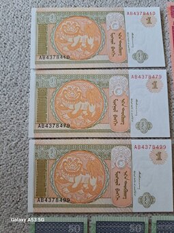 Mongolsko bankovky.  11ks  UNC - 2