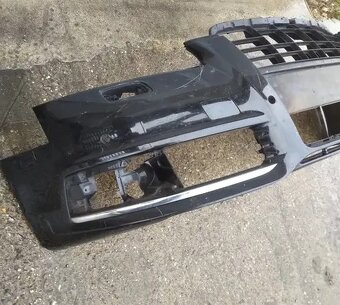 Predni naraznik audi a6 c6 4f 08-11 cerny holy - 2