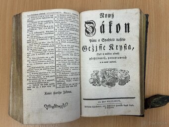 Biblia Sacra Biblí Swatá - Prešpurská 1787 - 2