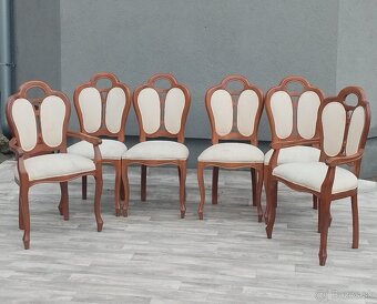 Set talianskych stoličiek ” EDDI ROSSE ” ( 6 ks ). - 2