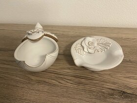 Keramická cukornička+ popolník - 2