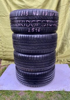 215/40 r17 letné BRIDGESTONE 87V - 2