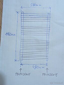 Radiator kupelnovy nerezovy - 2