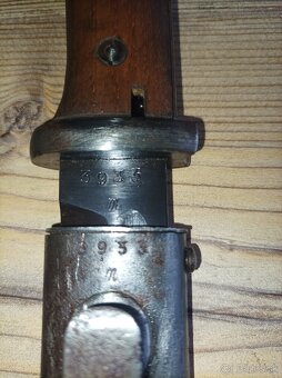 Bodák Mauser K98 dřevěné střenky - 2