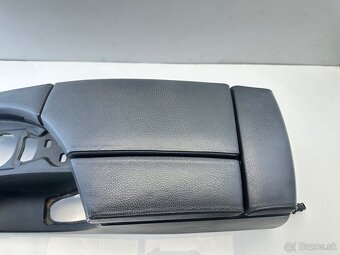 Čierny prešívaný dvojdielny stredový tunel BMW E60 E61 - 2