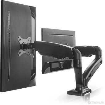 AlzaErgo Arm AR2.1 čierny držiak na 2 monitory - 2