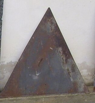 Stará smaltovaná značka 70cm - 2