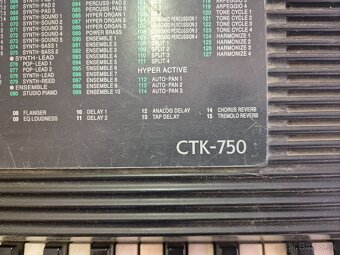 Casio ctk-750 - 2