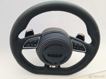 AUDI celoperforovaný volant s MULTIFUNKCIOU a RS F1 pádlami - 2