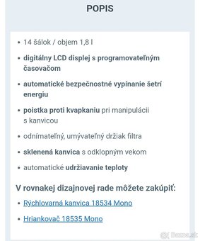 Kávovar - 2
