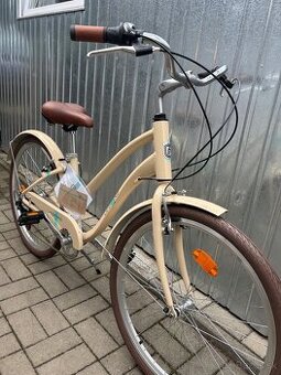 Dámsky retro bicykel Le Grand Pave 28” krémovej farby - 2