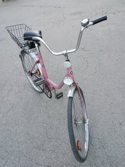 Dámsky retro bicykel Liberta - zachovalý, s košíkom - 2