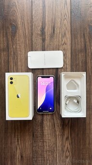 iPhone 11 64GB - žltý + kryt/kábel - 2