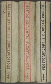 PROSTONÁRODNÉ SLOVENSKÉ POVESTI - vydanie z roku 1958 - 2