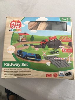 Dreveny vlacik lidl 2 varianty - 2