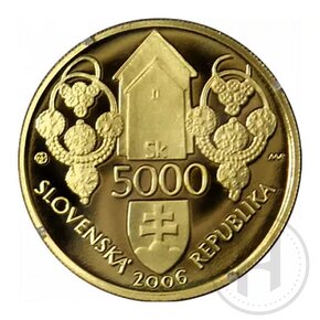 Kupim 5000 sk Mojmir II. 2006 zlata minc - 2