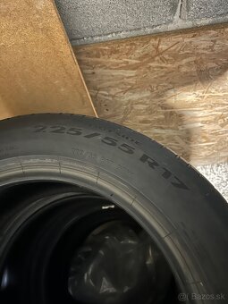 Predám letné pneumatiky 225/55 r17 Pirelli - 2