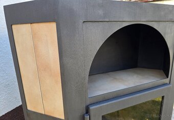 Teplovzdušné krbové kachle ABX 8kw - 2