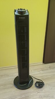 Ventilátor vežový, čierny, výška 80cm - 2