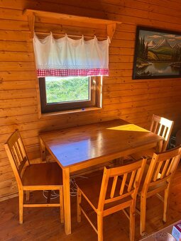 Kuchynská linka,stôl +stoličky, drevené garniže - 2