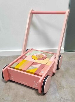 CHODÍTKO - VOZÍK S KOCKAMI LITTLE DUTCH - 2