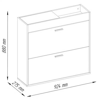 Skrinka na topanky - 2