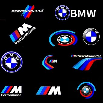Laserové led logo BMW na podsvícení, projektor - 2