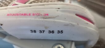 Detské dievčenské nastaviteľné korčule - 2