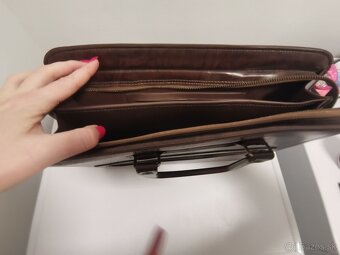 Pánska retro kožena taška - 2