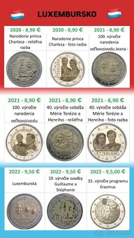 Luxembursko - 2 eurové mince - 2