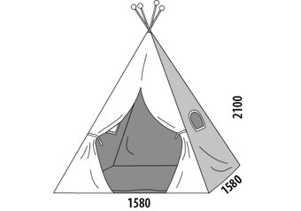 Domestav Domestav Textília TEEPEE - 2