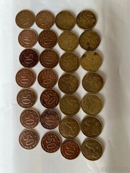 1 Kčs 1962 až1992 , 50 halier ČSSR 1964až1971 - 2