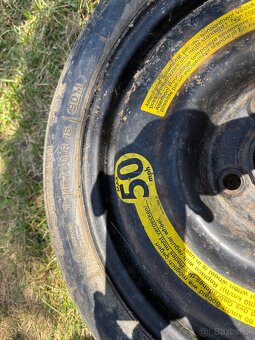 Dojazdové koleso VW 4x100 r15 (rezerva) - 2