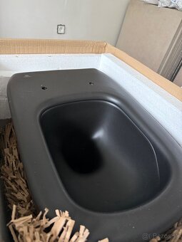 Ideal Standard Tesi - Závesné WC, čierna T0079V3,klozet,misa - 2